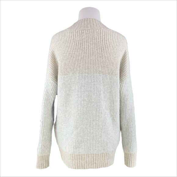 BAILEY 44 Two-Toned Soft Ribbed Mock Neck Sweater w/ Side Snaps Size XS - Picture 6 of 8